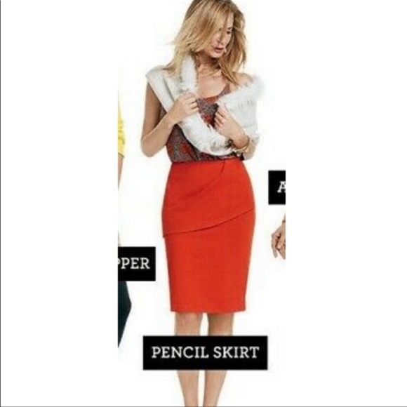 CAbi Overlay Pencil Skirt in Tumeric new without tag - Picture 11 of 11